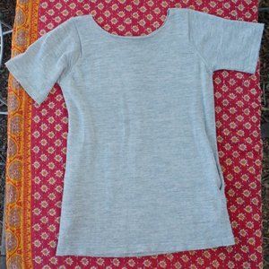 LAUREN MANOOGIAN Alpaca & Linen Knit Tee Small
